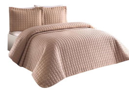 L'essentiel linge de maison Estiva - Cappucino Juego de Colcha Doble